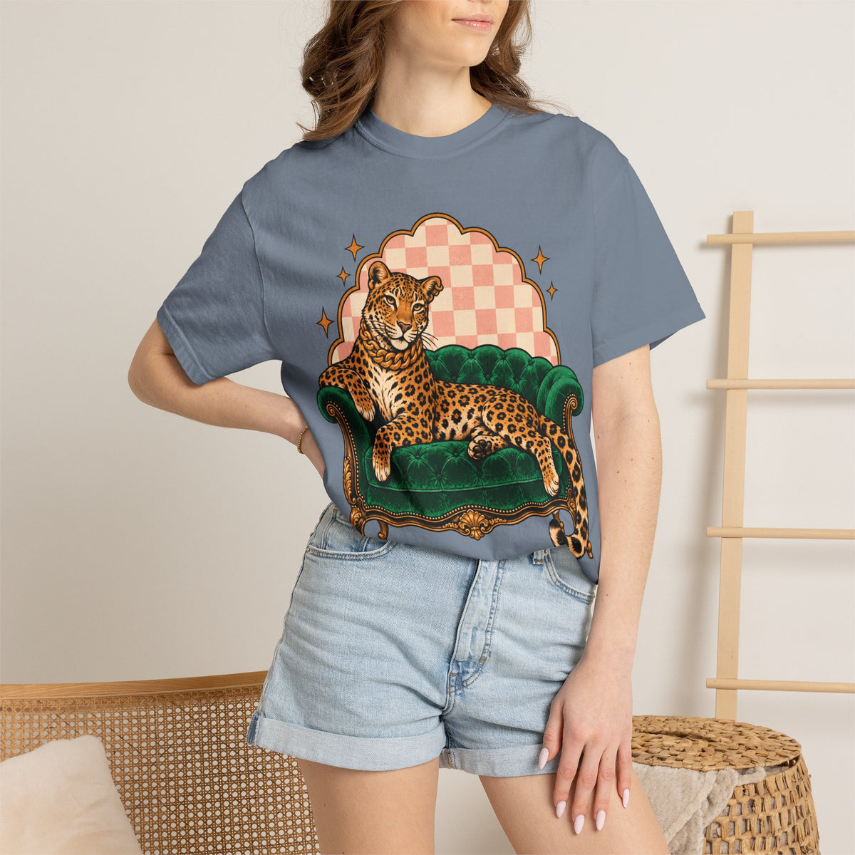Boujee Leopard Lounge Graphic Tee