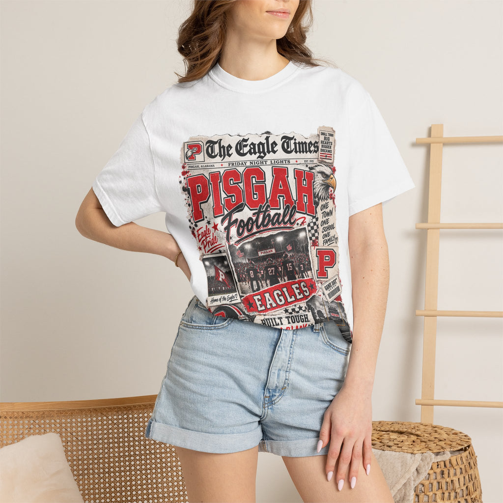 The Eagle Times Pisgah Football Graphic Tee