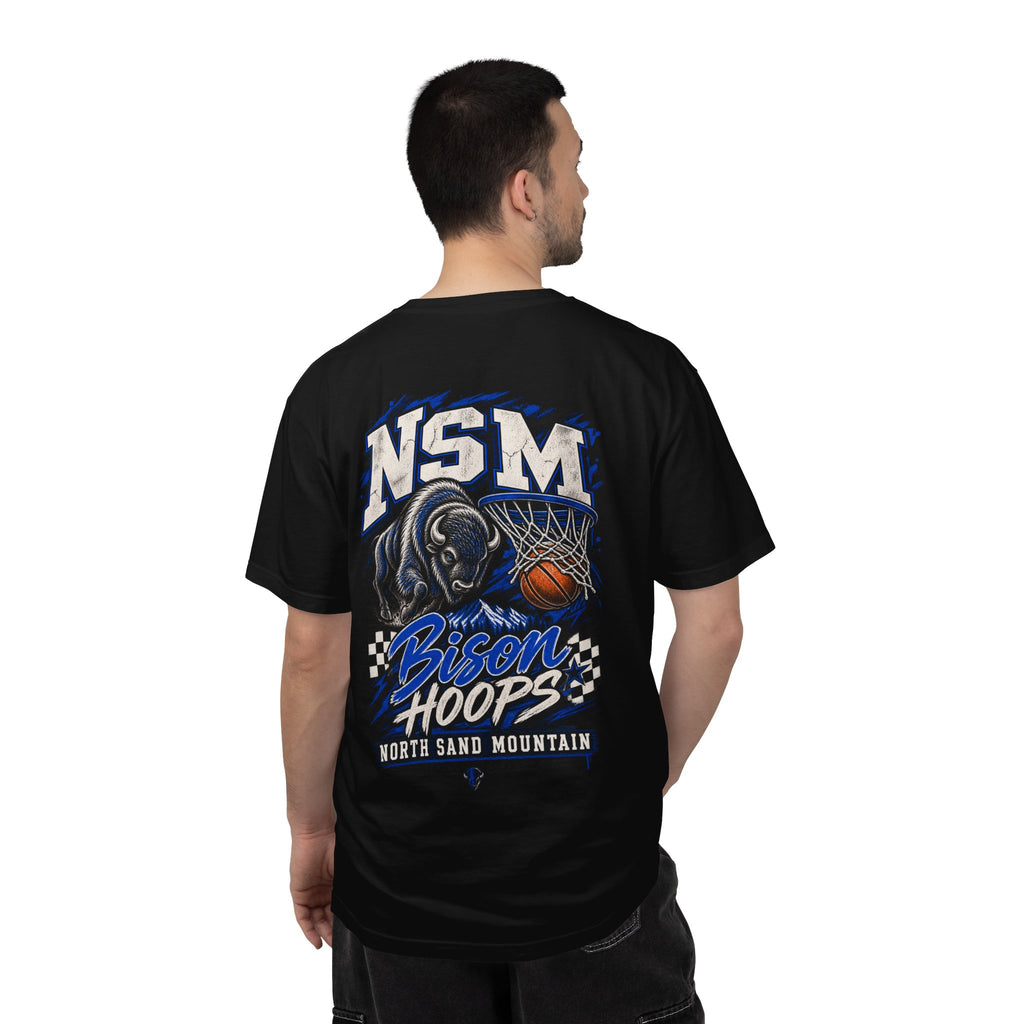 NSM Bison Hoops Front & Back Tee