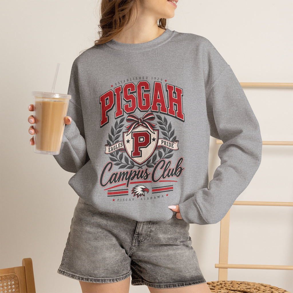 Pisgah Eagles Campus Club Crewneck