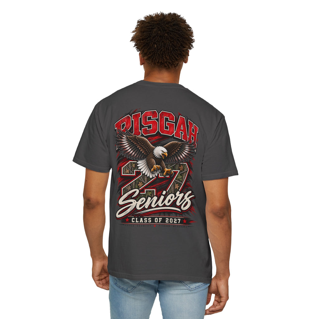 Pisgah Eagles Senior 2027 Camo Graphic Tee