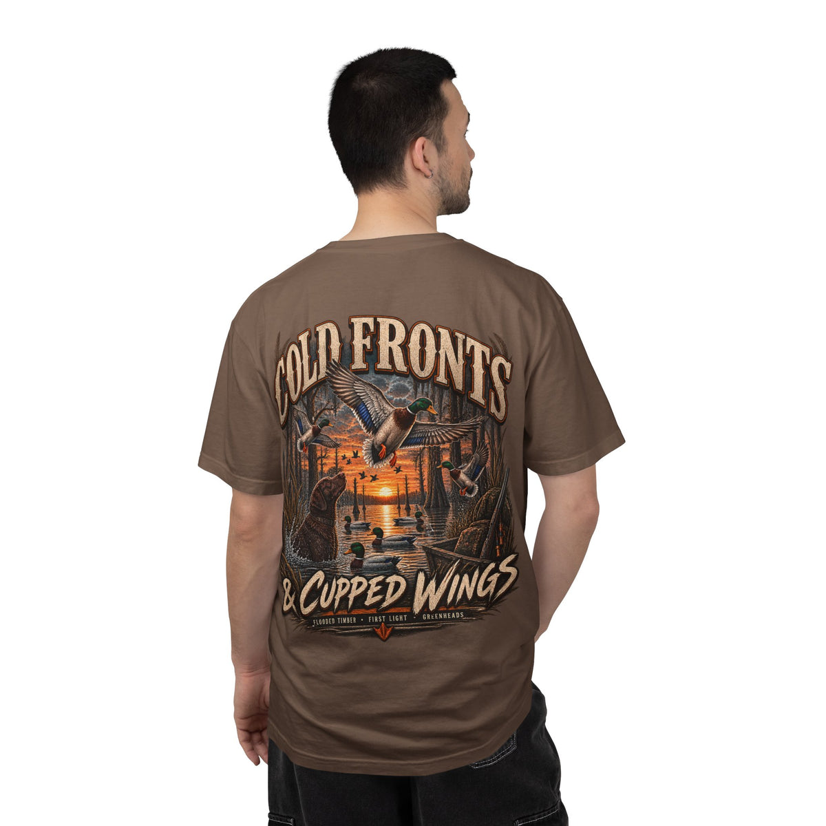 Cold Fronts & Cupped Wings Hunting Tee