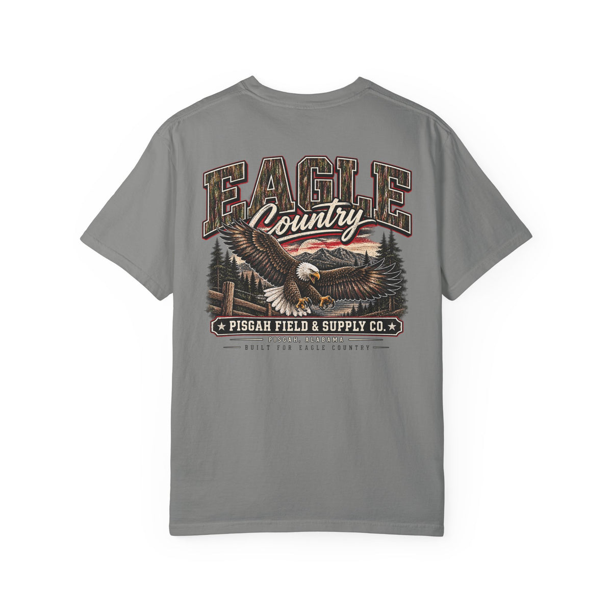 Pisgah Eagles Field & Supply Camo Tee