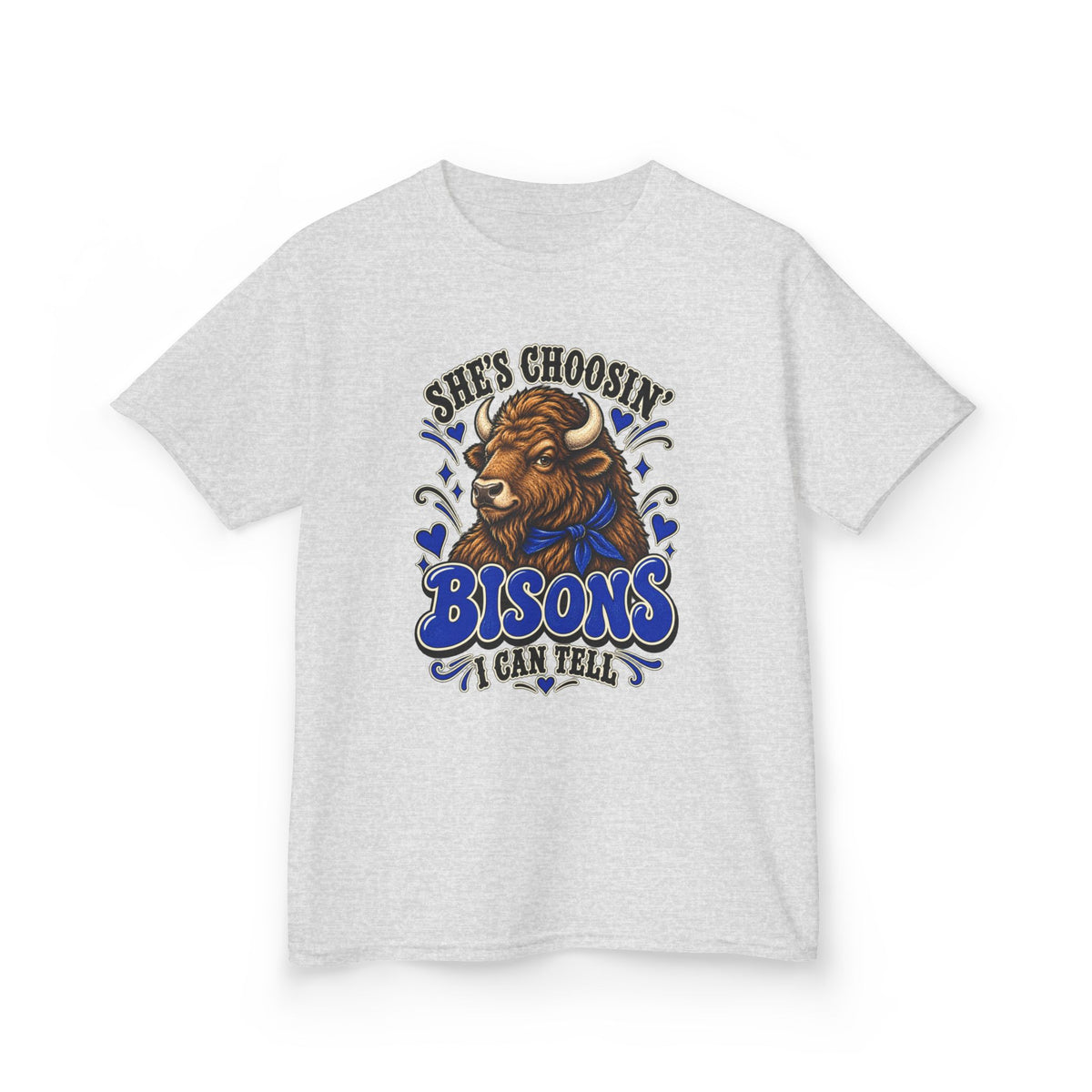 Youth She’s Choosin’ Bisons, I Can Tell Vintage Graphic Tee
