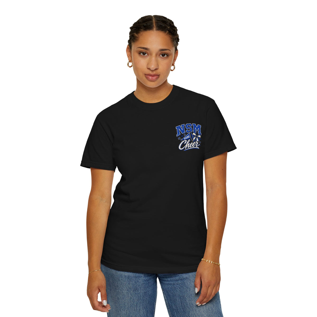 NSM Bison Cheer Front & Back Tee
