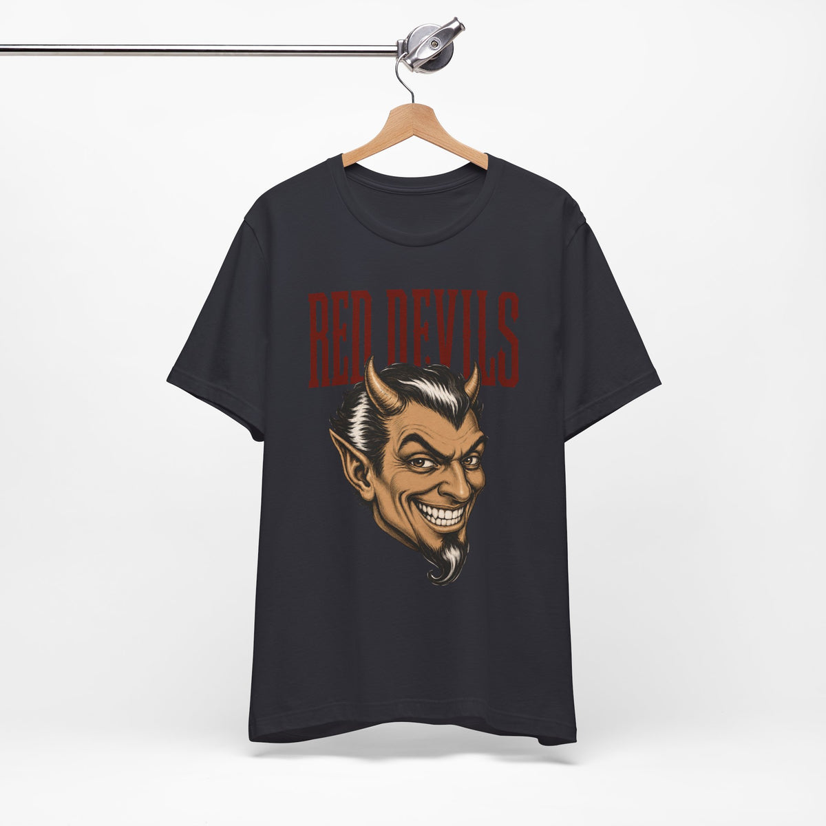 Fyffe Vintage Red Devils Mascot Bella+Canvas Tee