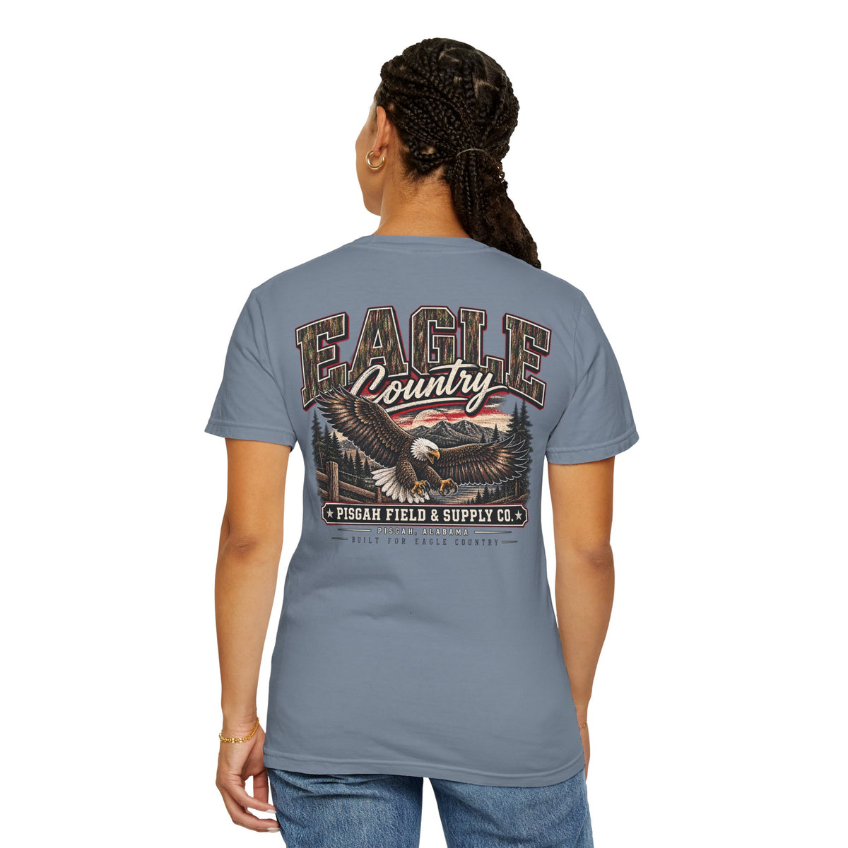 Pisgah Eagles Field & Supply Camo Tee