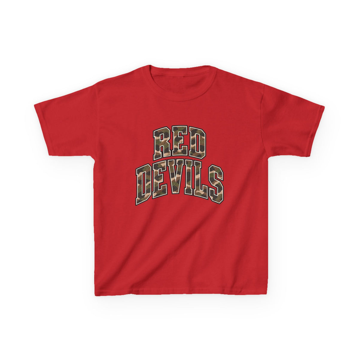Youth Red Devils Vintage Camo Tee