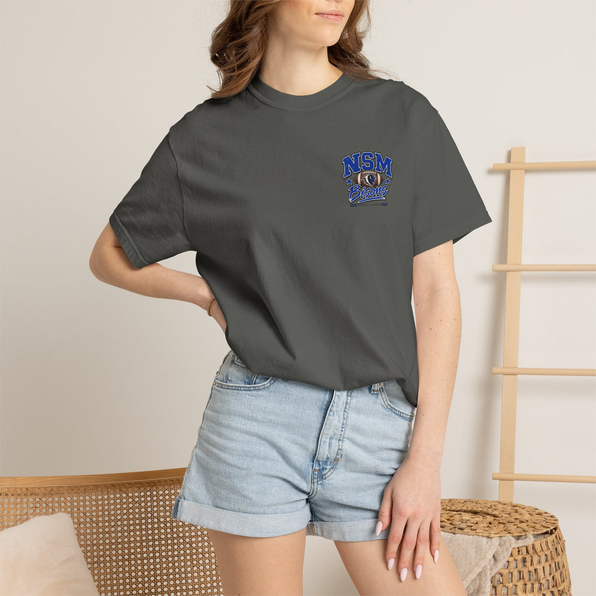Friday Nights in Bison Country Comfort Colors Tee