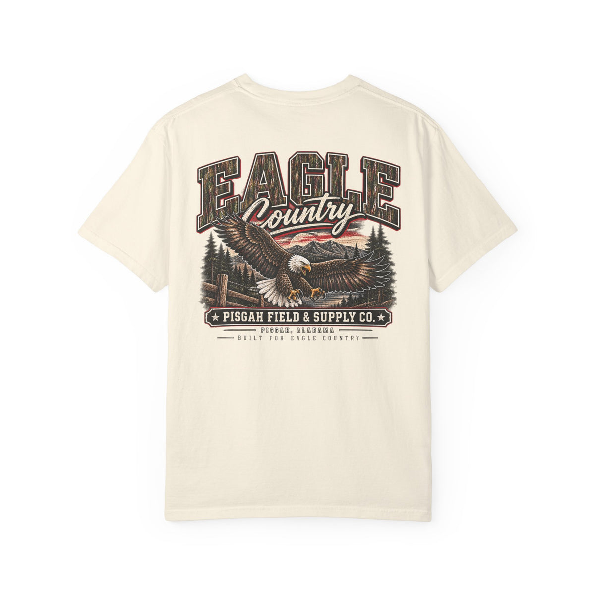 Pisgah Eagles Field & Supply Camo Tee