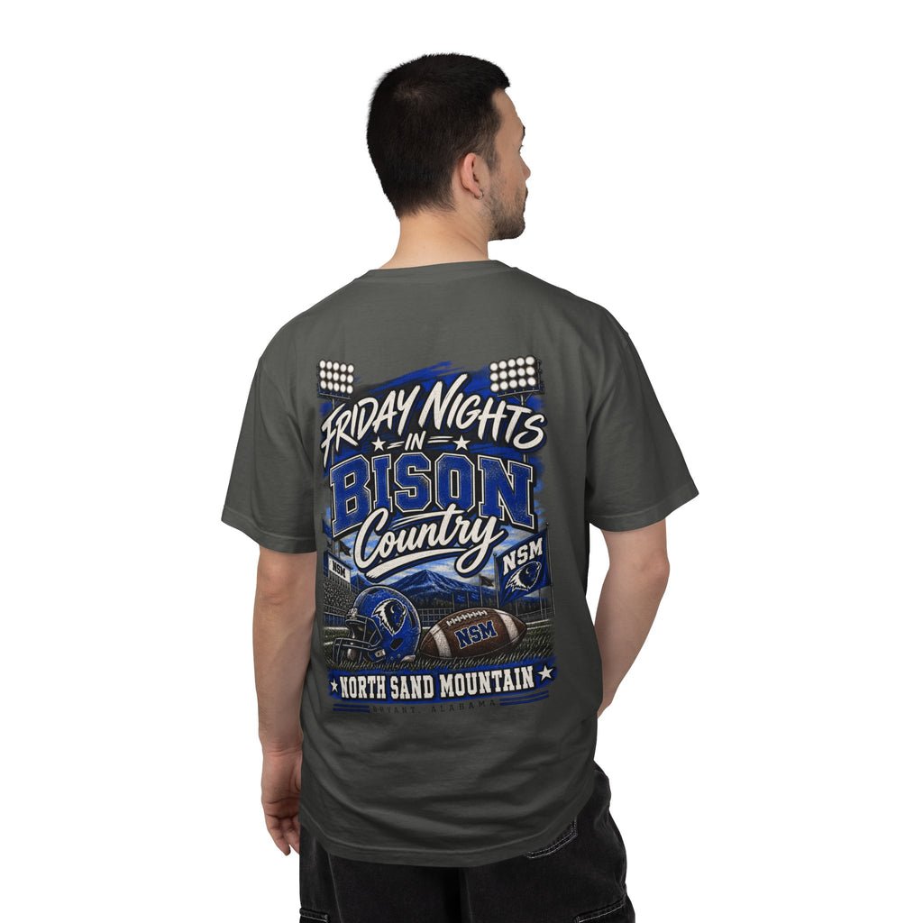 Friday Nights in Bison Country Comfort Colors Tee