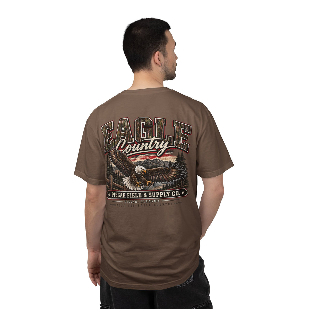 Pisgah Eagles Field & Supply Camo Tee