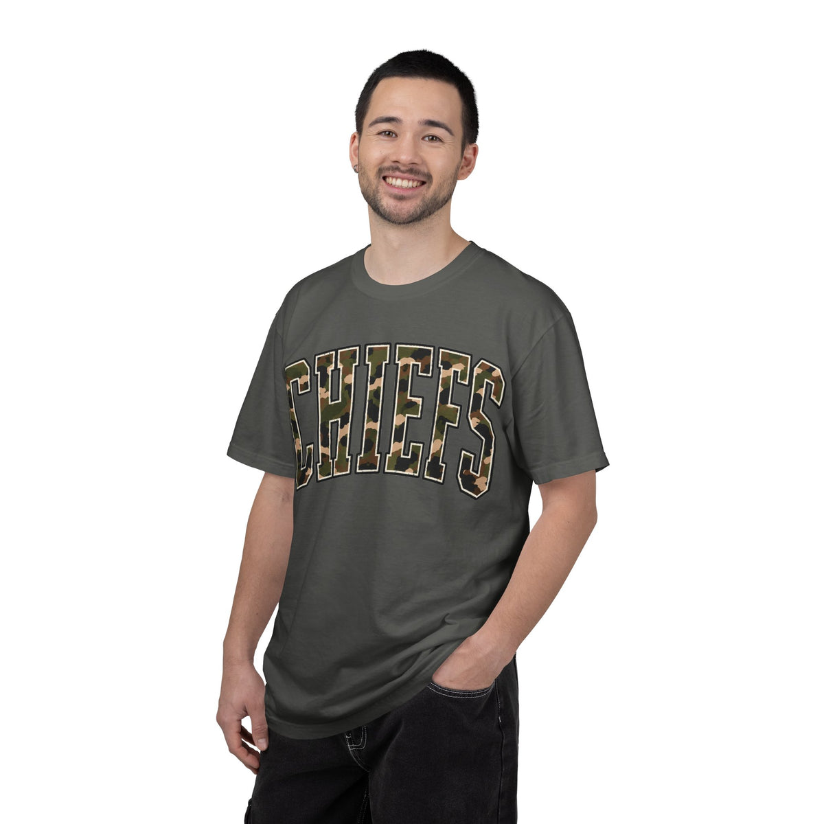 Chiefs Vintage Camo Comfort Colors Tee