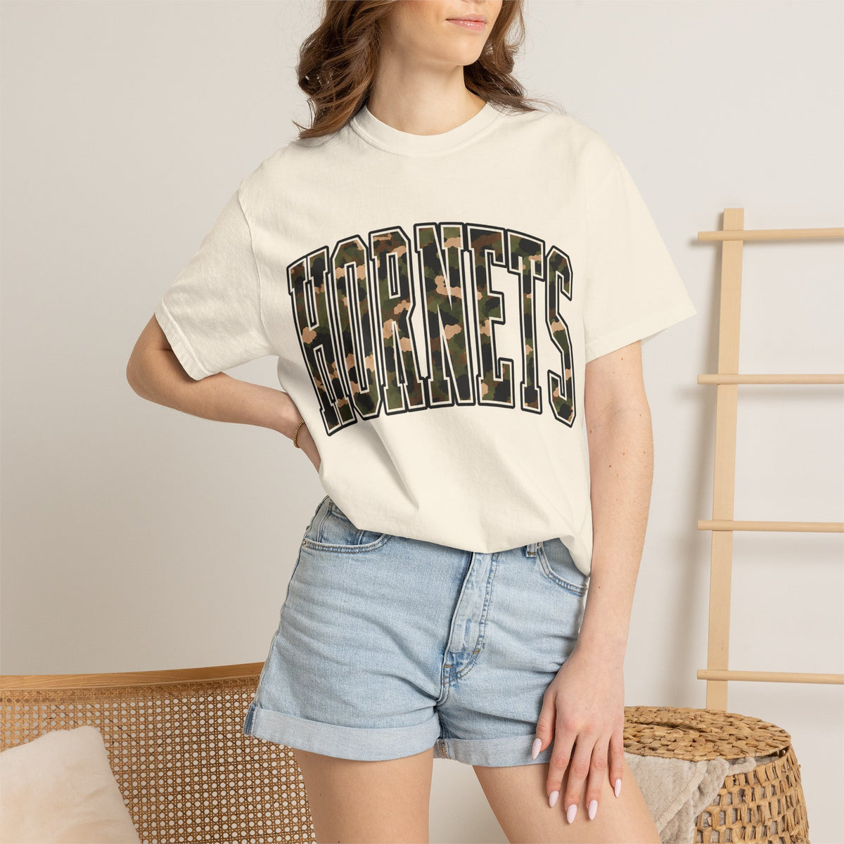 Hornets Vintage Camo Tee