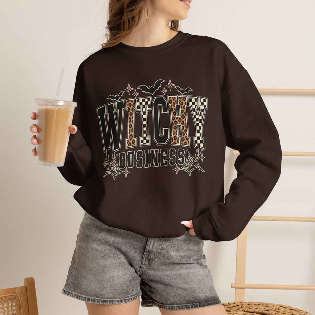 Witchy Business Halloween Crewneck