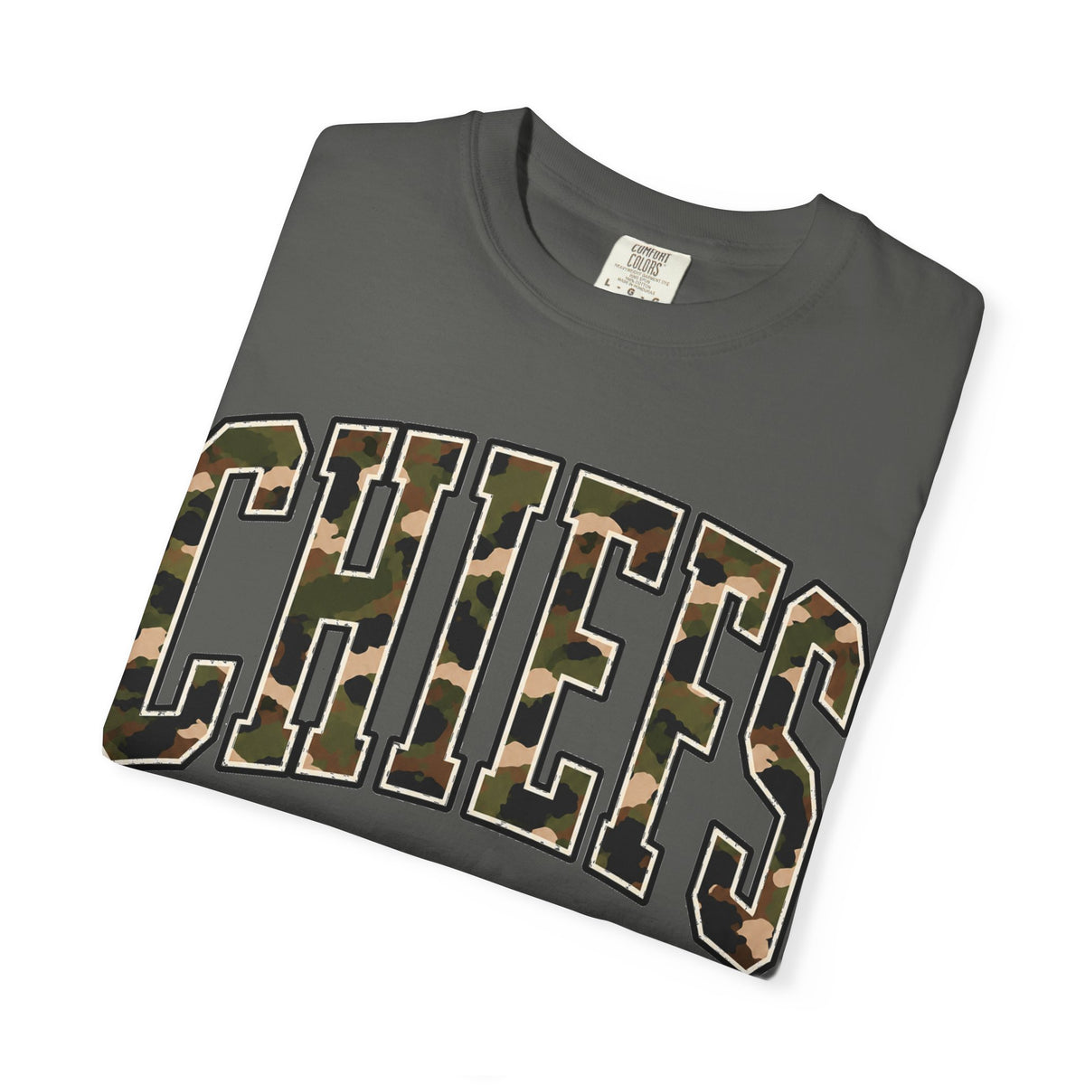 Chiefs Vintage Camo Comfort Colors Tee