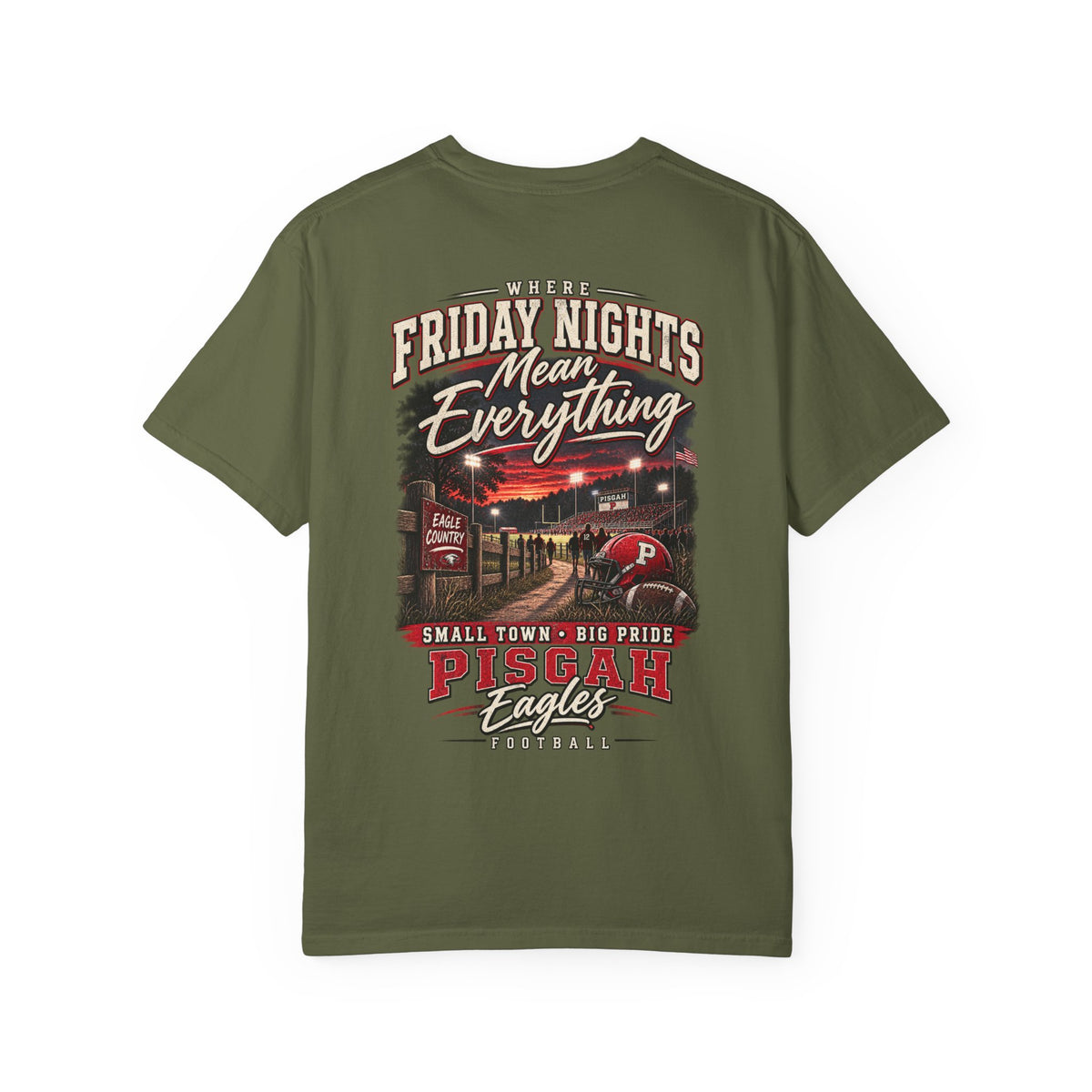 Pisgah Eagles Where Friday Nights Mean Everything Tee