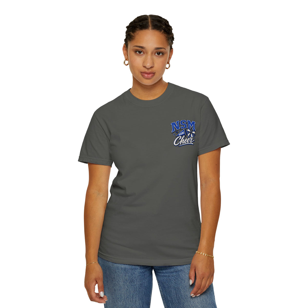 NSM Bison Cheer Front & Back Tee