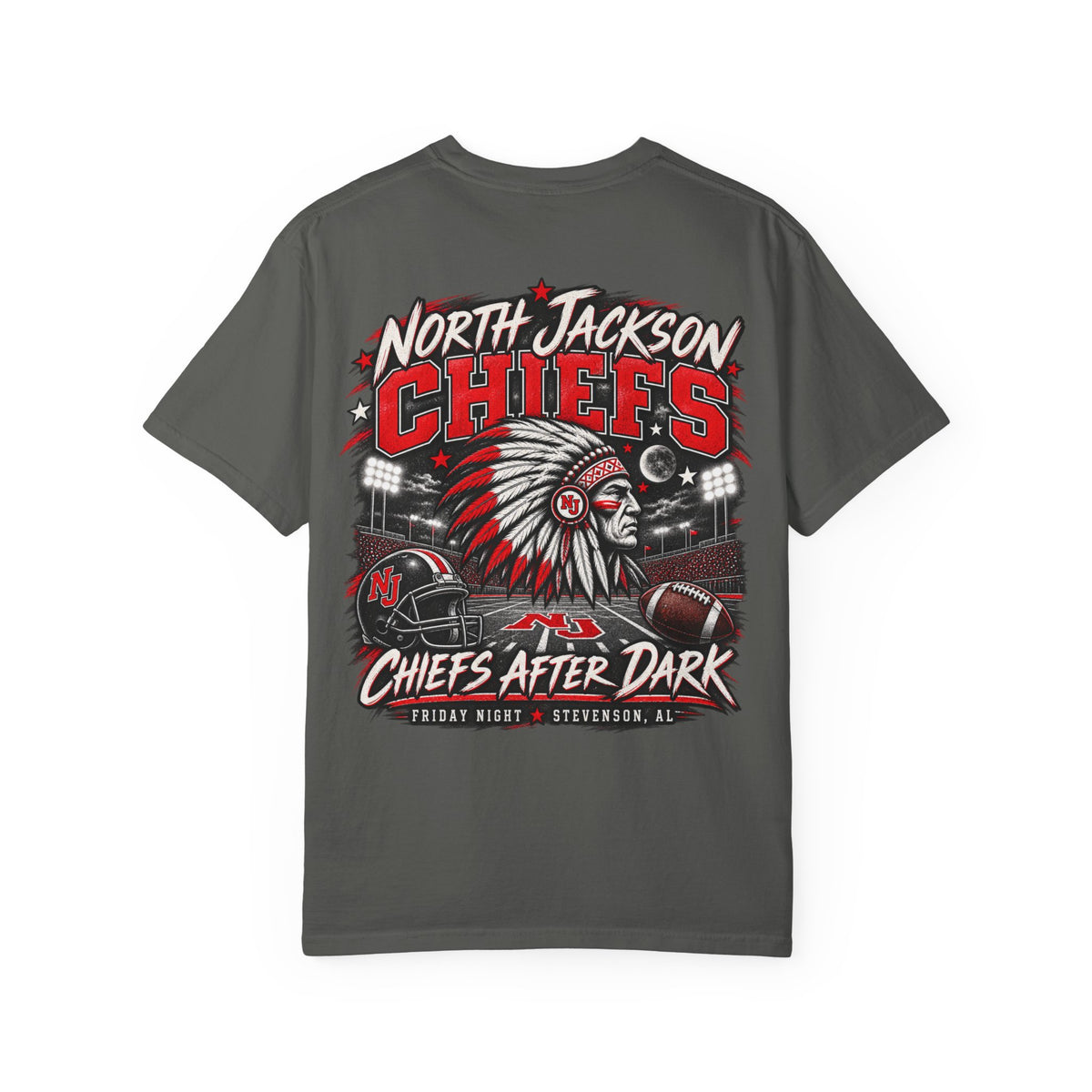 North Jackson Chiefs After Dark Comfort Colors Tee