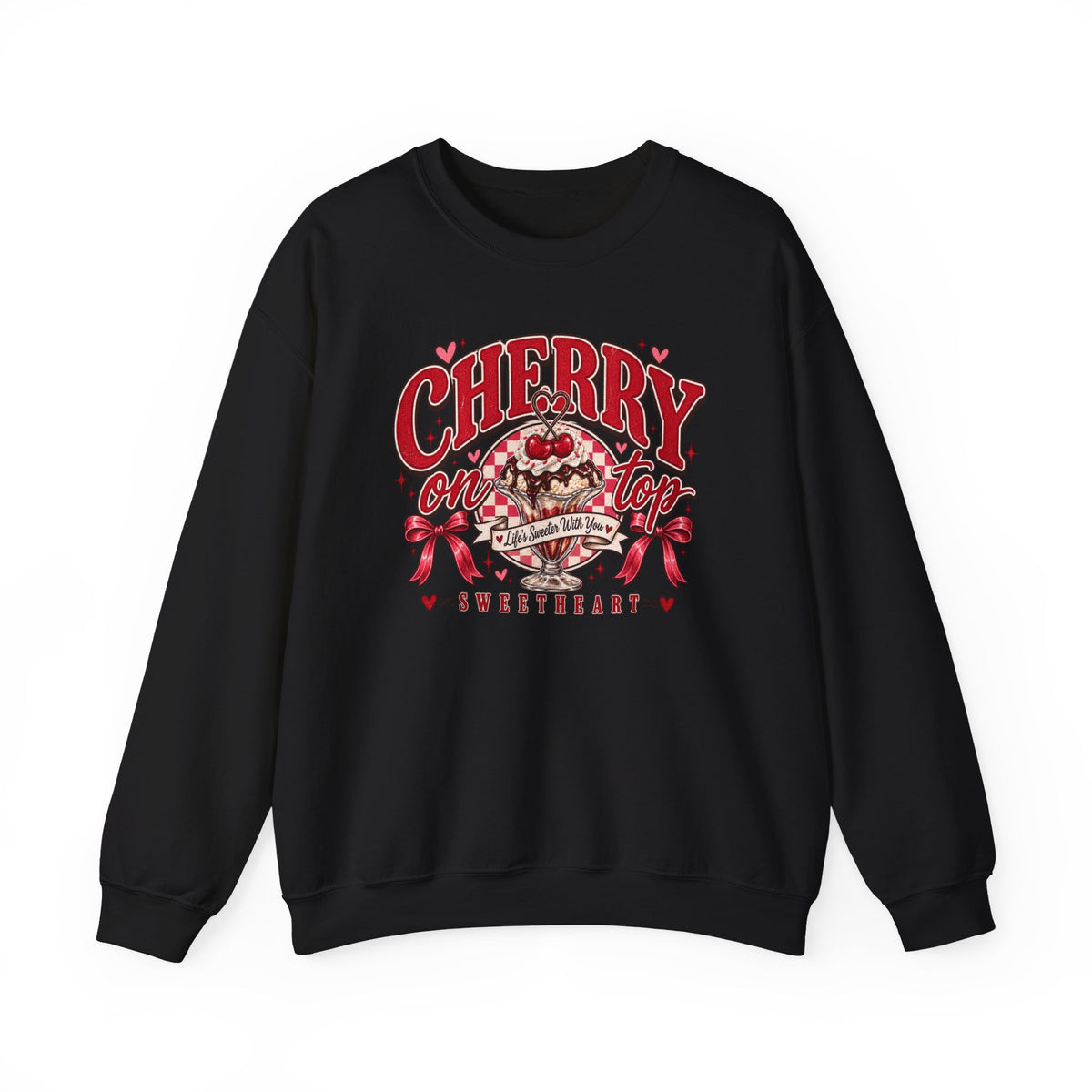 Cherry on Top Sweetheart Crewneck