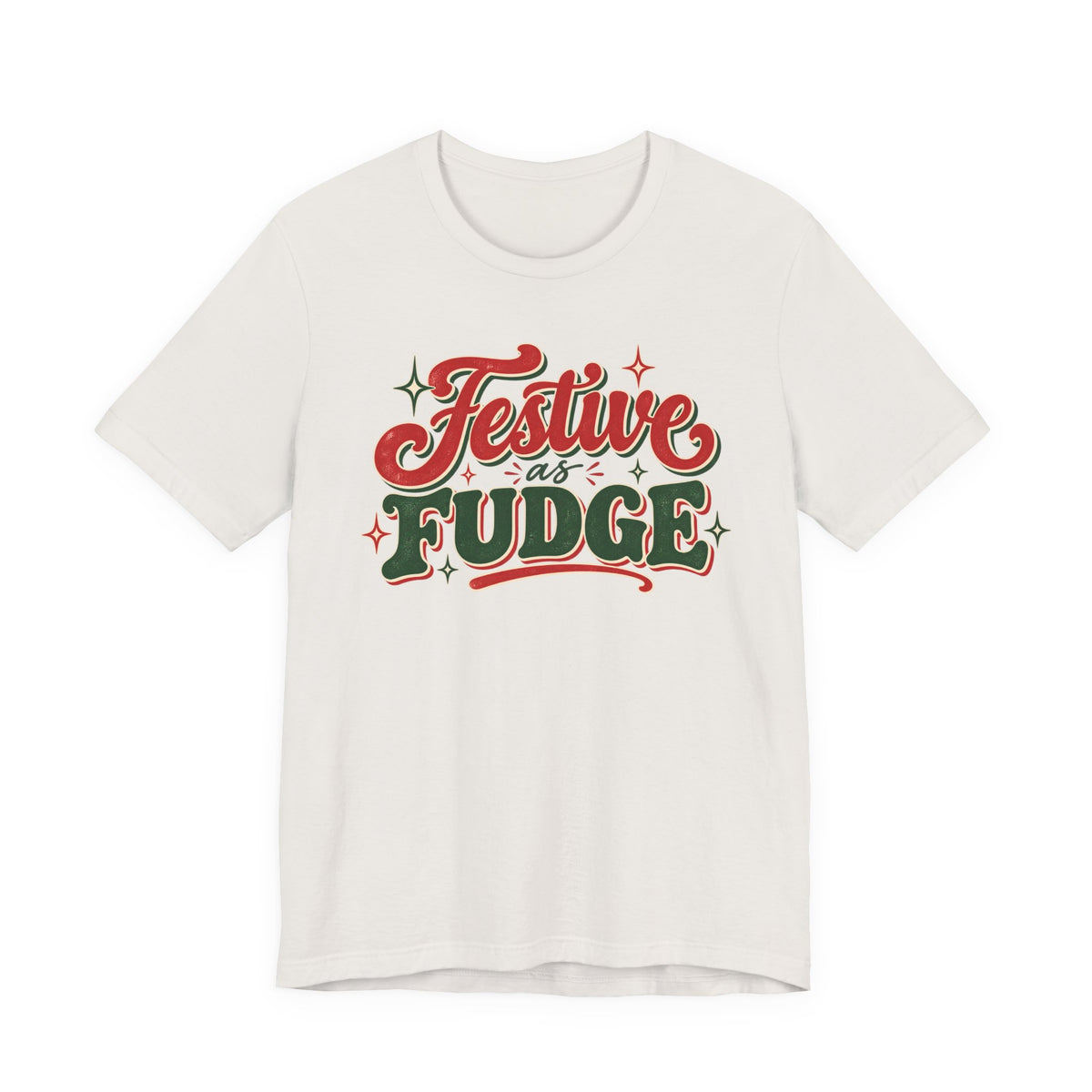 Festive as Fudge Retro Christmas Tee