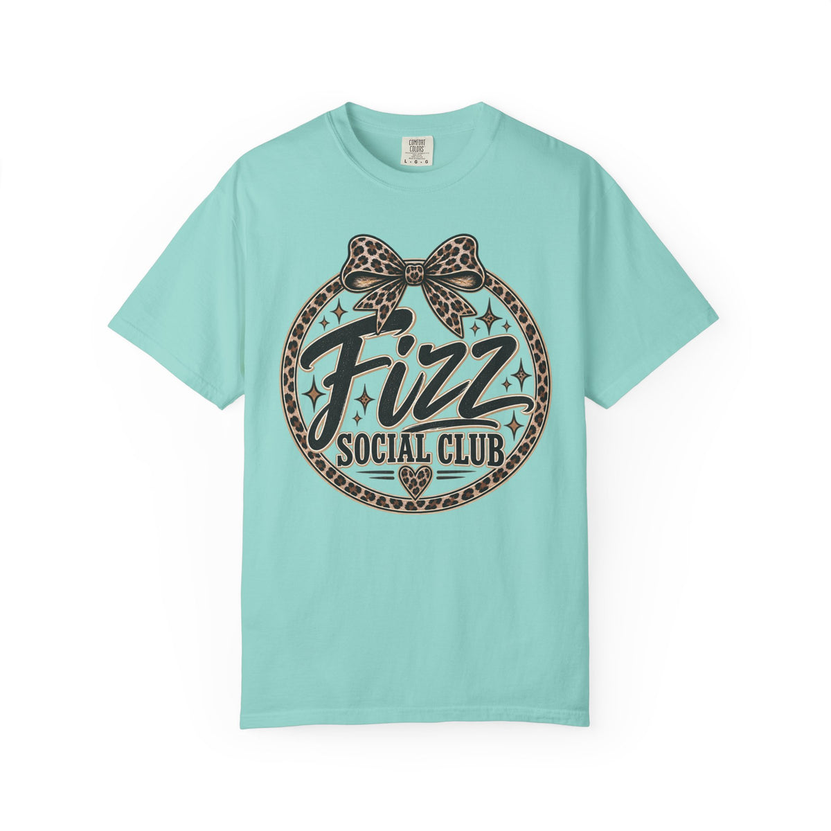 Fizz Social Club Vintage Leopard Graphic Tee