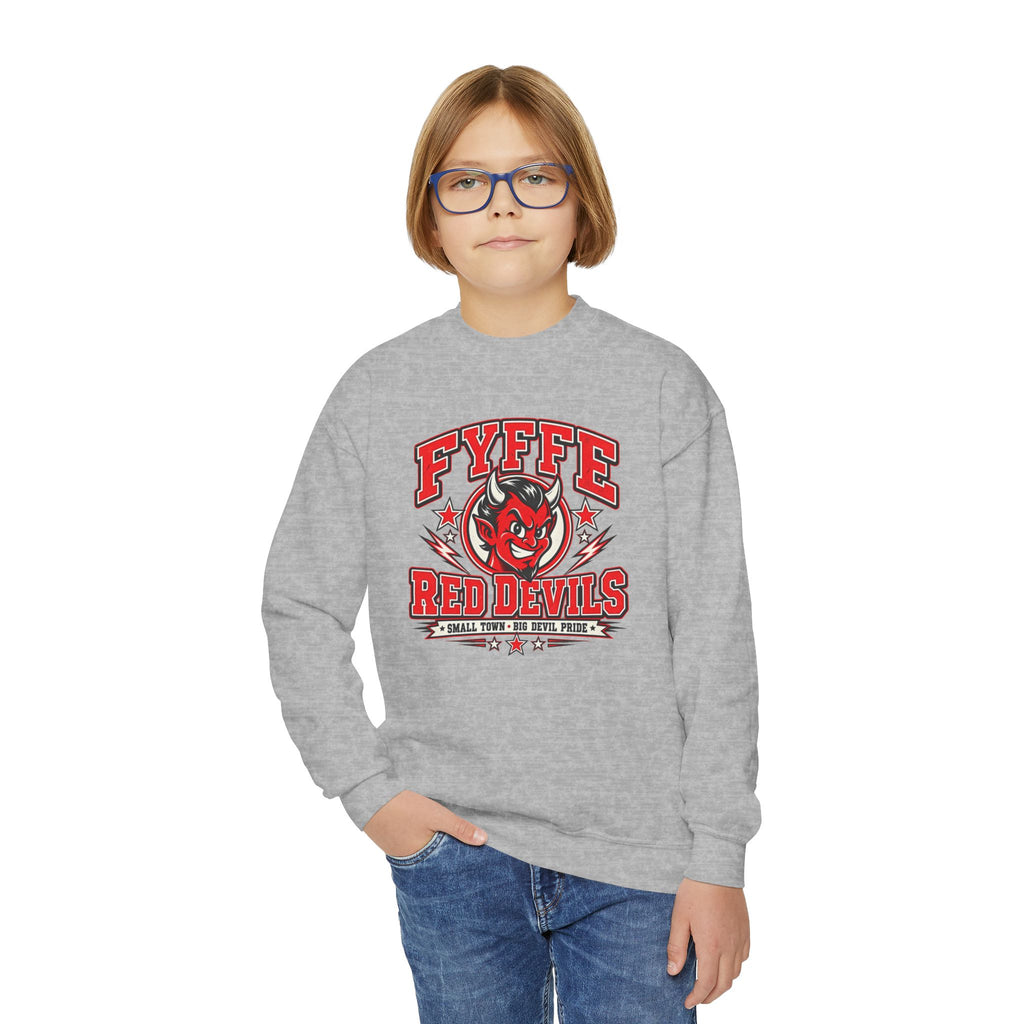 Fyffe Small Town, Big Devil Pride Youth Crewneck