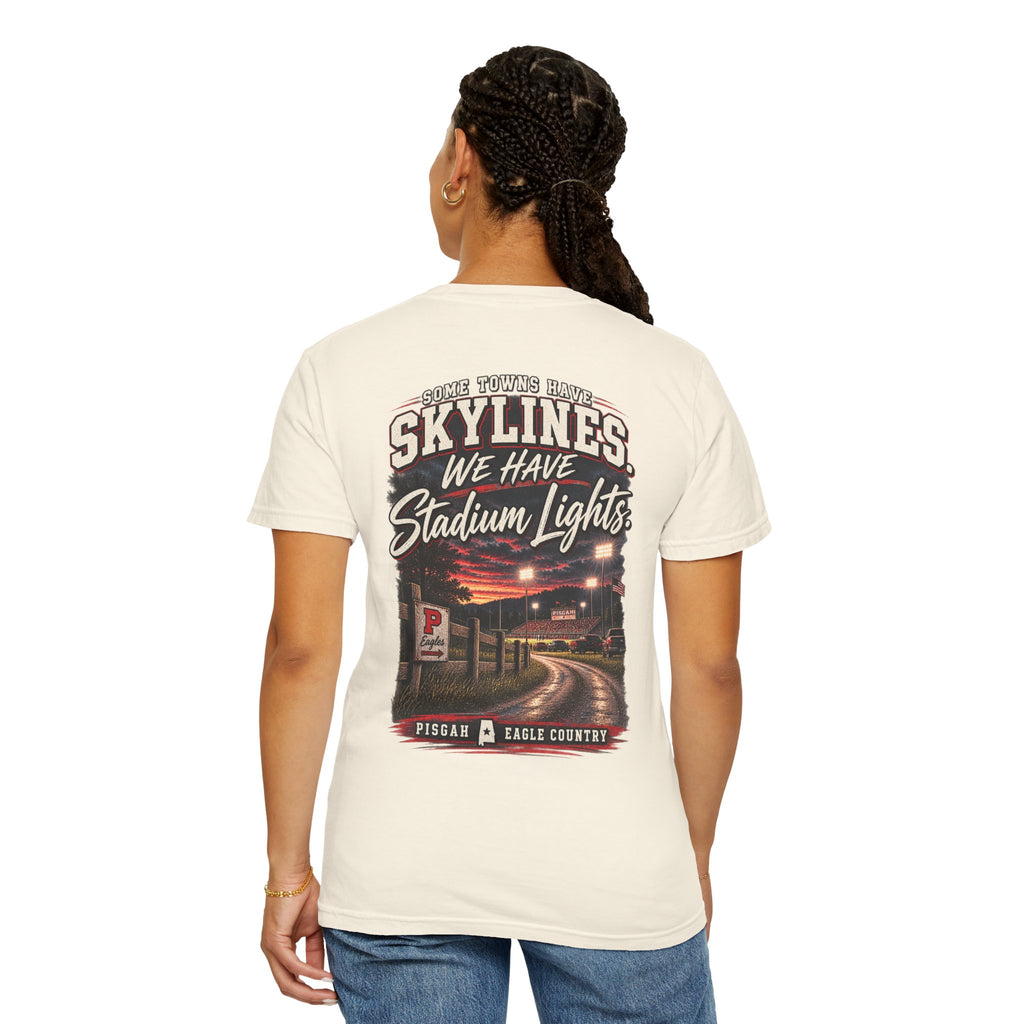 Pisgah Eagles Stadium Lights Hometown Tee