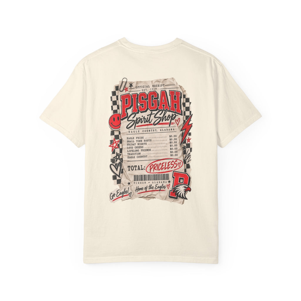 Pisgah Eagles Spirit Shop Receipt Comfort Colors Tee