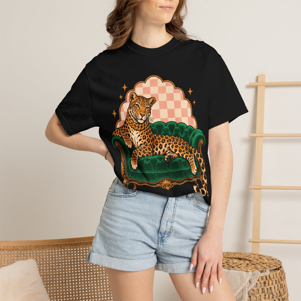 Boujee Leopard Lounge Graphic Tee