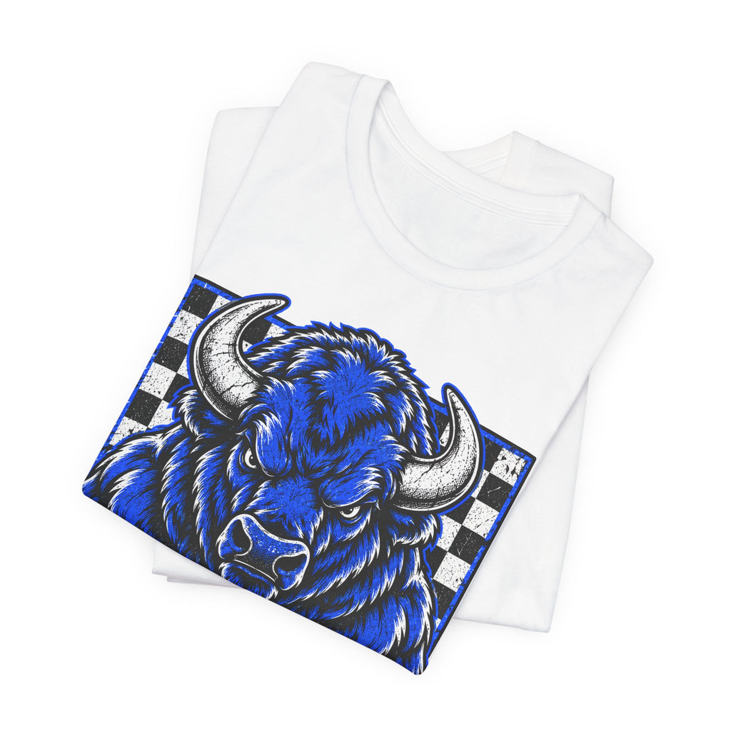 Vintage Bisons Checkerboard Graphic Tee