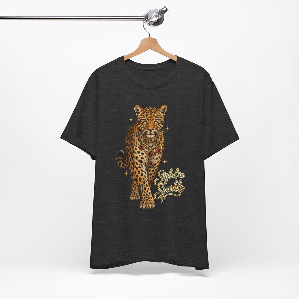 Styled in Sparkle Leopard Graphic Tee