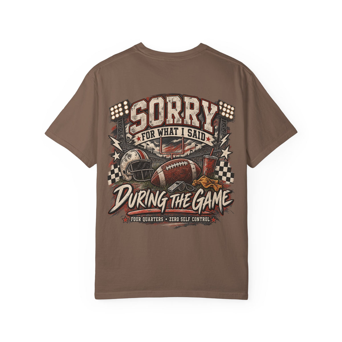 Sorry for What I Said During the Game Vintage Football Tee