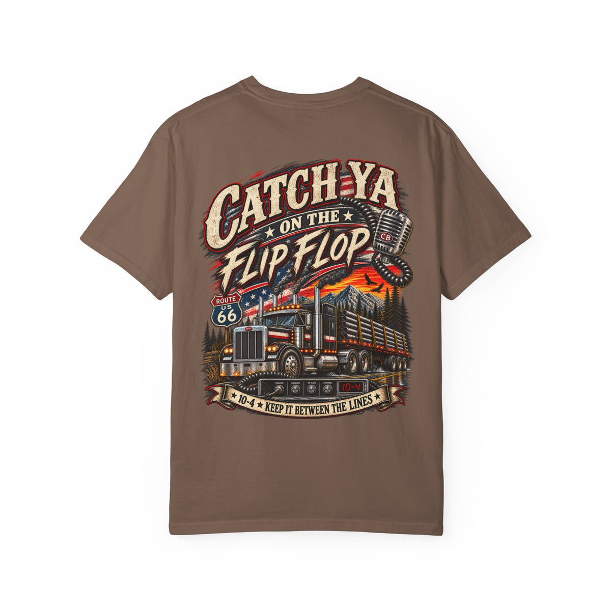 Catch Ya on the Flip Flop Vintage Trucking Tee