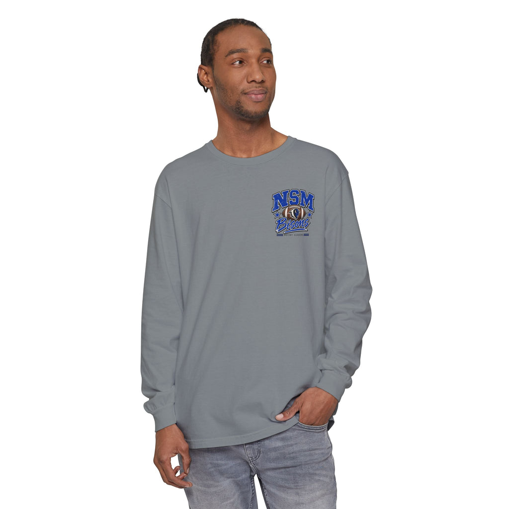 Friday Nights in Bison Country Comfort Colors Long Sleeve