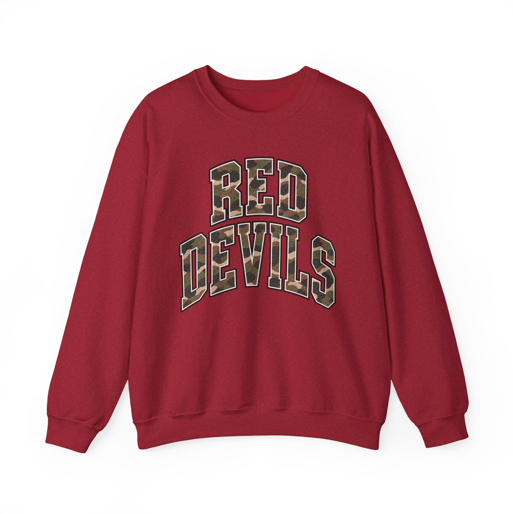 Red Devils Vintage Camo Crewneck Sweatshirt