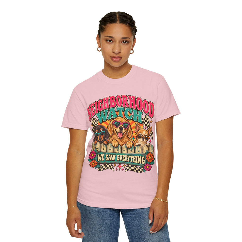 Neighborhood Watch Retro Dog Graphic Tee