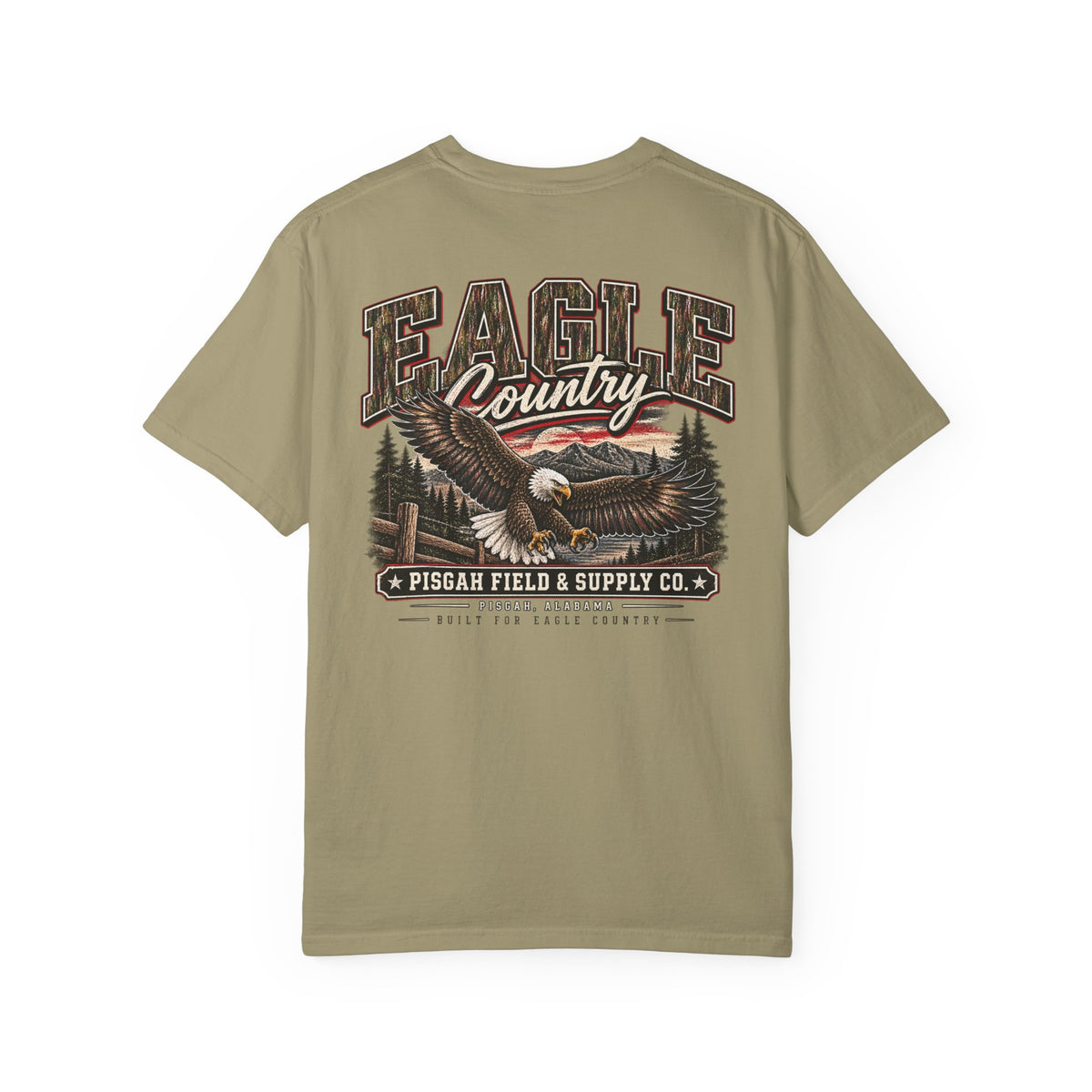 Pisgah Eagles Field & Supply Camo Tee