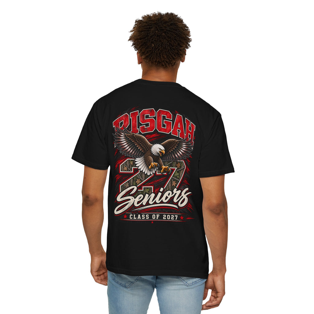 Pisgah Eagles Senior 2027 Camo Graphic Tee