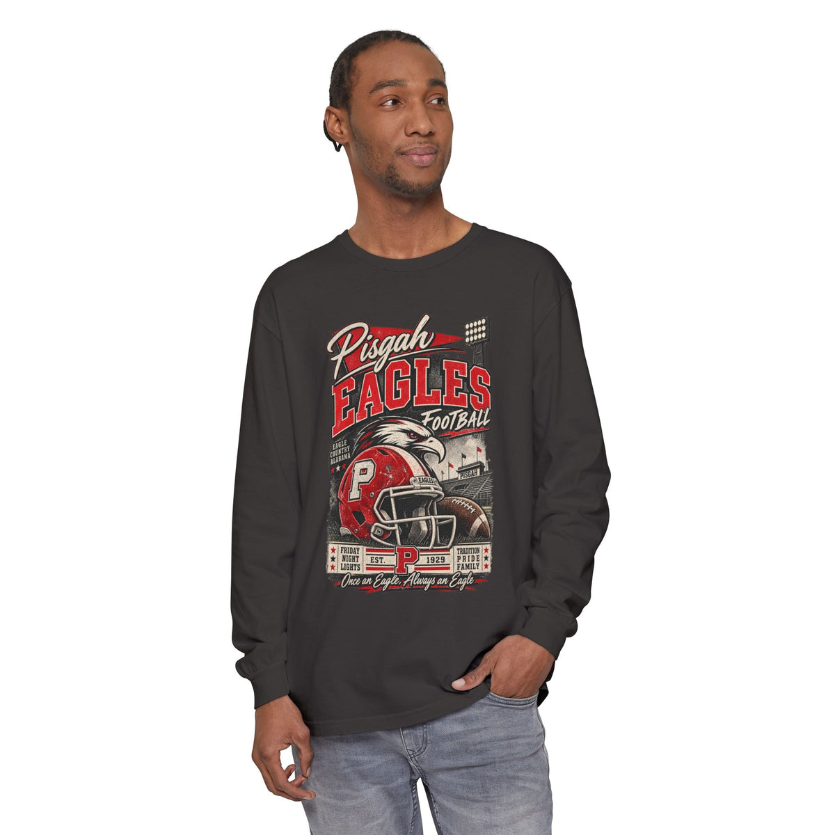 Pisgah Eagles Friday Night Heritage Long Sleeve Tee