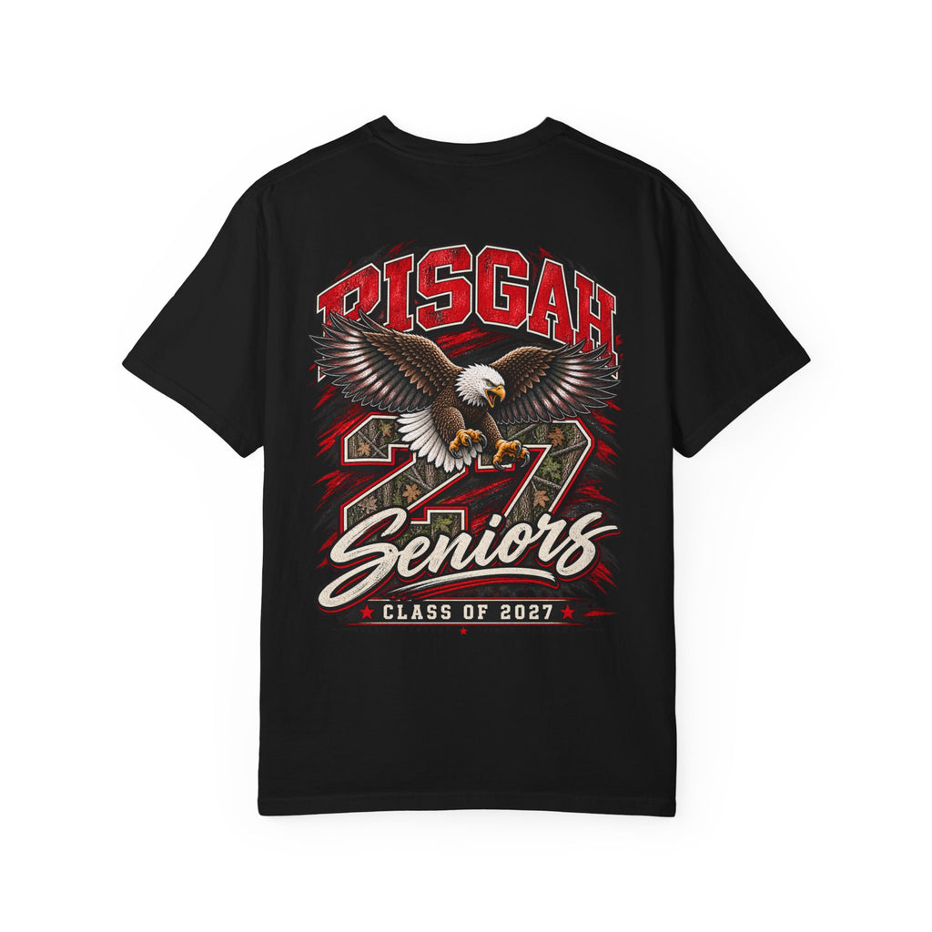 Pisgah Eagles Senior 2027 Camo Graphic Tee