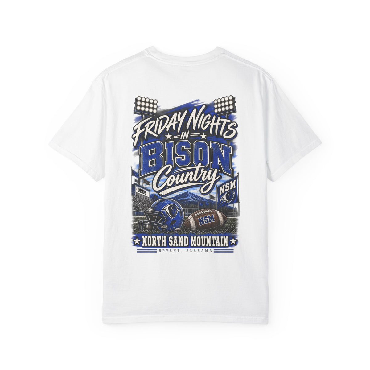 Friday Nights in Bison Country Comfort Colors Tee
