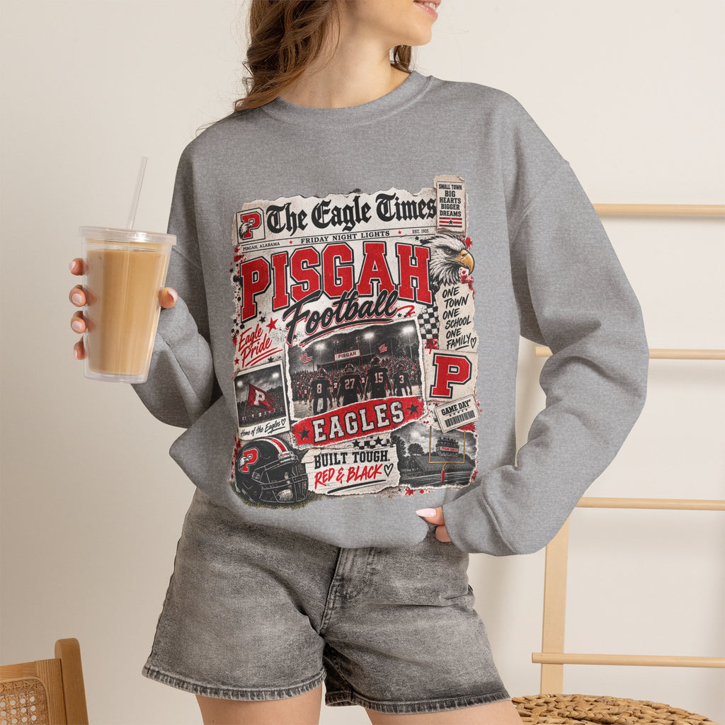 The Eagle Times Pisgah Football Crewneck