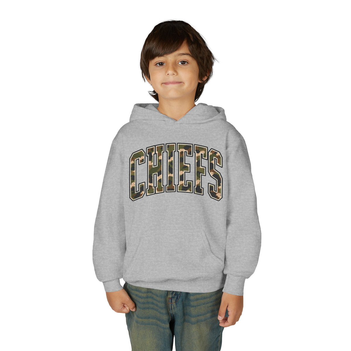 Youth Chiefs Vintage Camo Hoodie