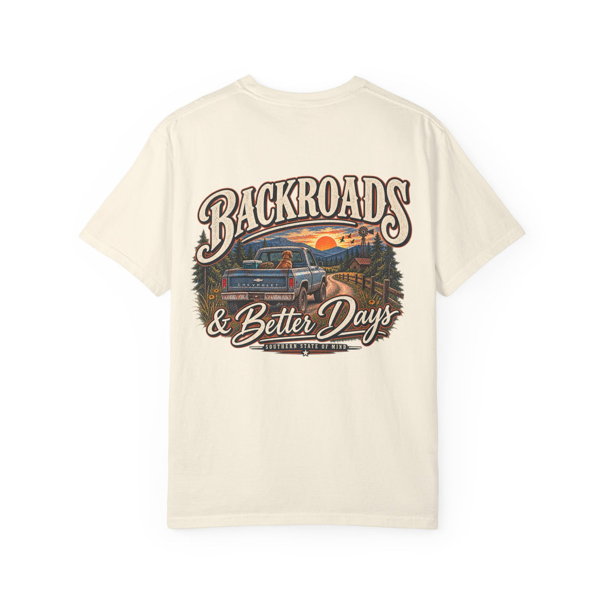 Backroads & Better Days Comfort Colors Tee
