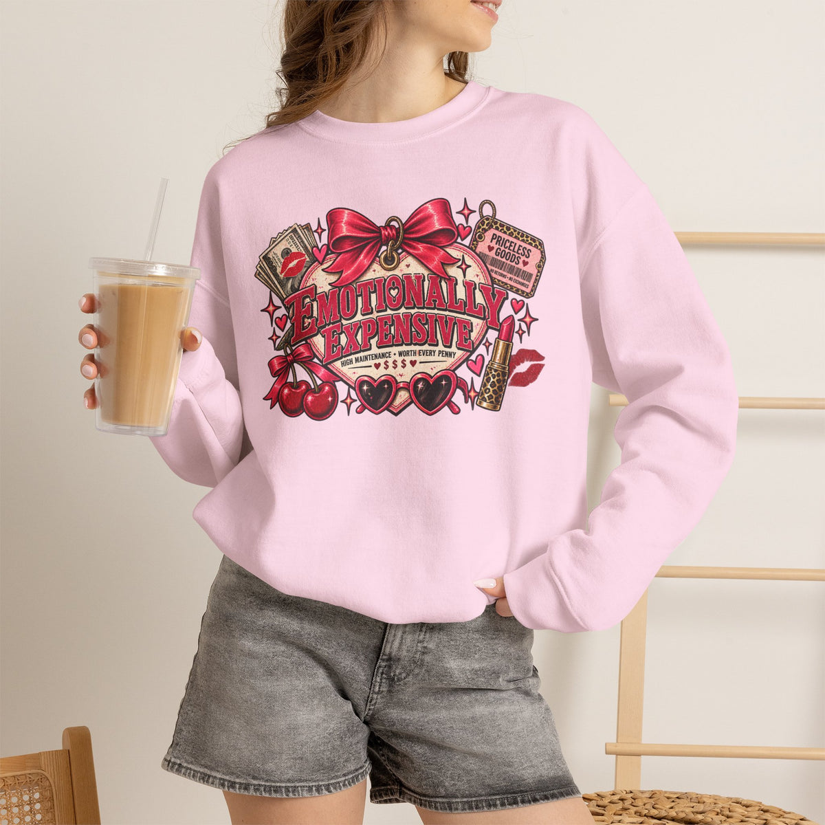 Emotionally Expensive Valentine Crewneck