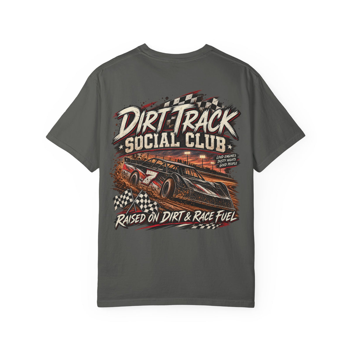 Dirt Track Social Club Comfort Colors Tee