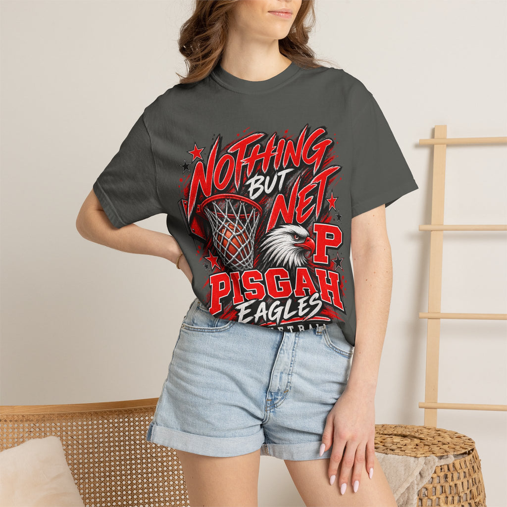 Pisgah Eagles Nothing But Net Basketball Graphic Tee