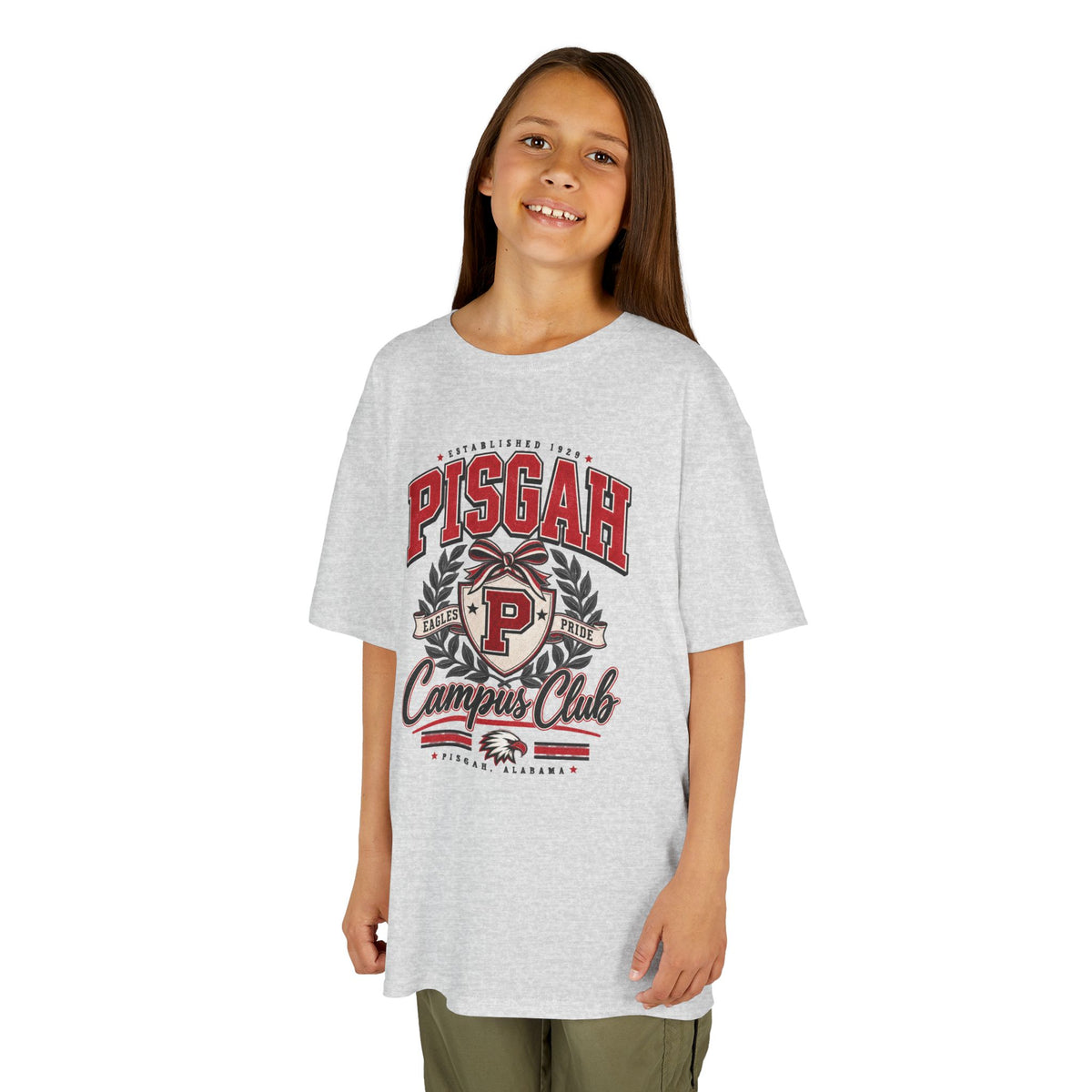 Kids Pisgah Eagles Campus Club Tee
