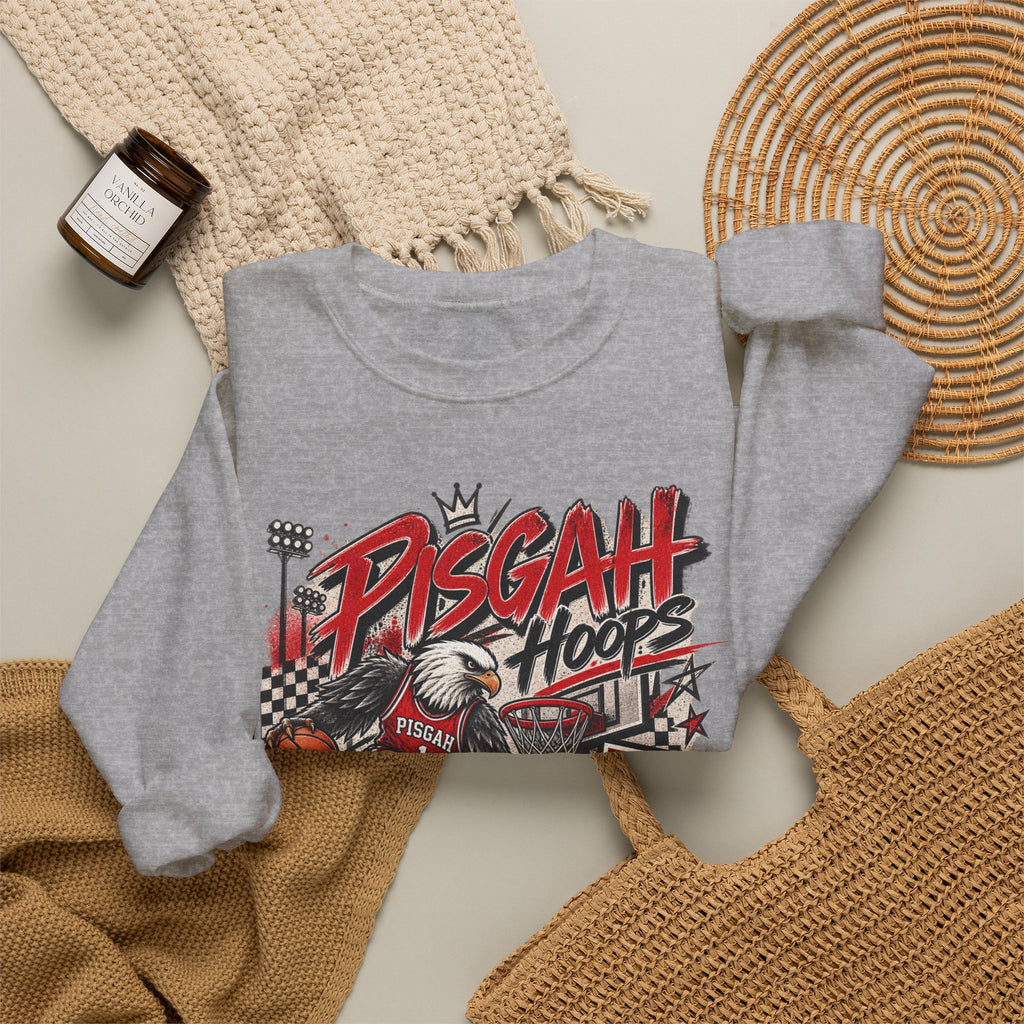 Pisgah Hoops Retro Basketball Crewneck